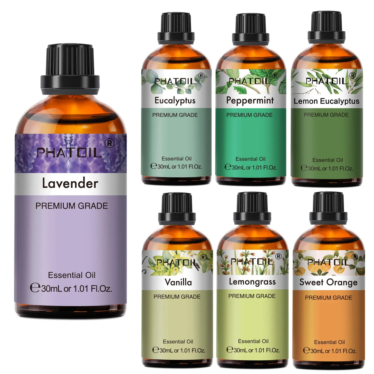 PHATOIL 30ml Pure Essential Oil – Diffuser & Candle Making