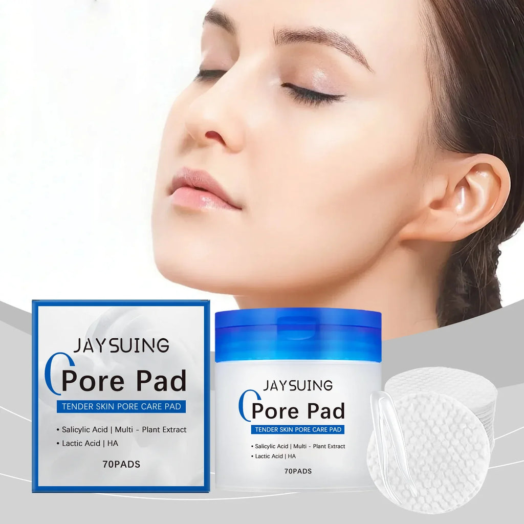 Jaysuing Hyaluronic Acid Exfoliating Cotton Pads 70pc