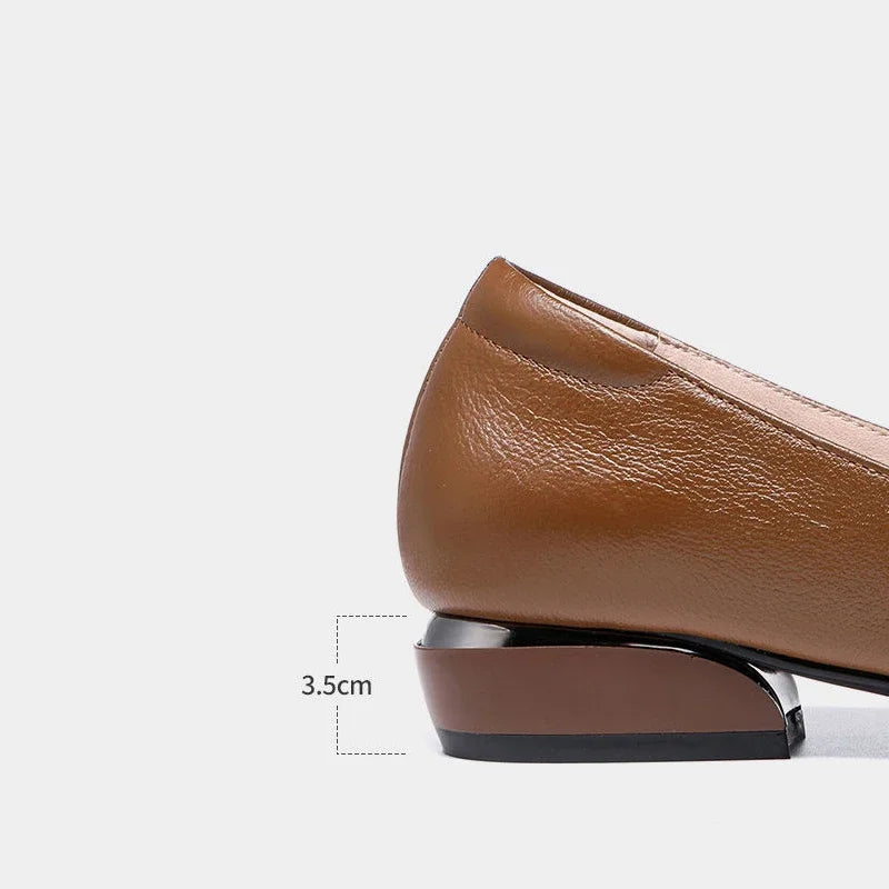 Women's Mary Jane Flats – Pointed Toe Slip-On Office Shoes