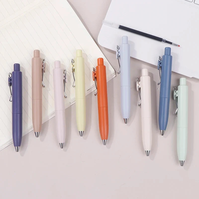 0.5mm Mini Pocket Gel Pen – Quick Dry, Waterproof & 10 Refills