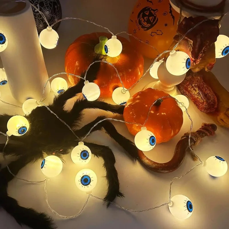 Halloween LED Pumpkin & Bat String Lights | Party Decor