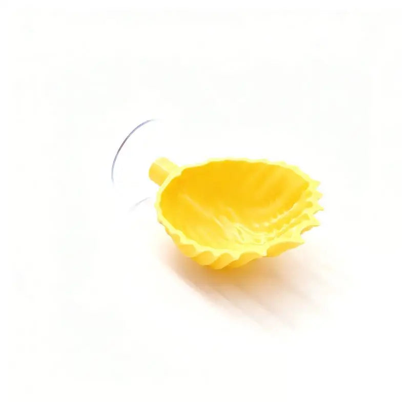 Shell-Shaped Betta Feeding Dish with Suction Cup | Fish Tank