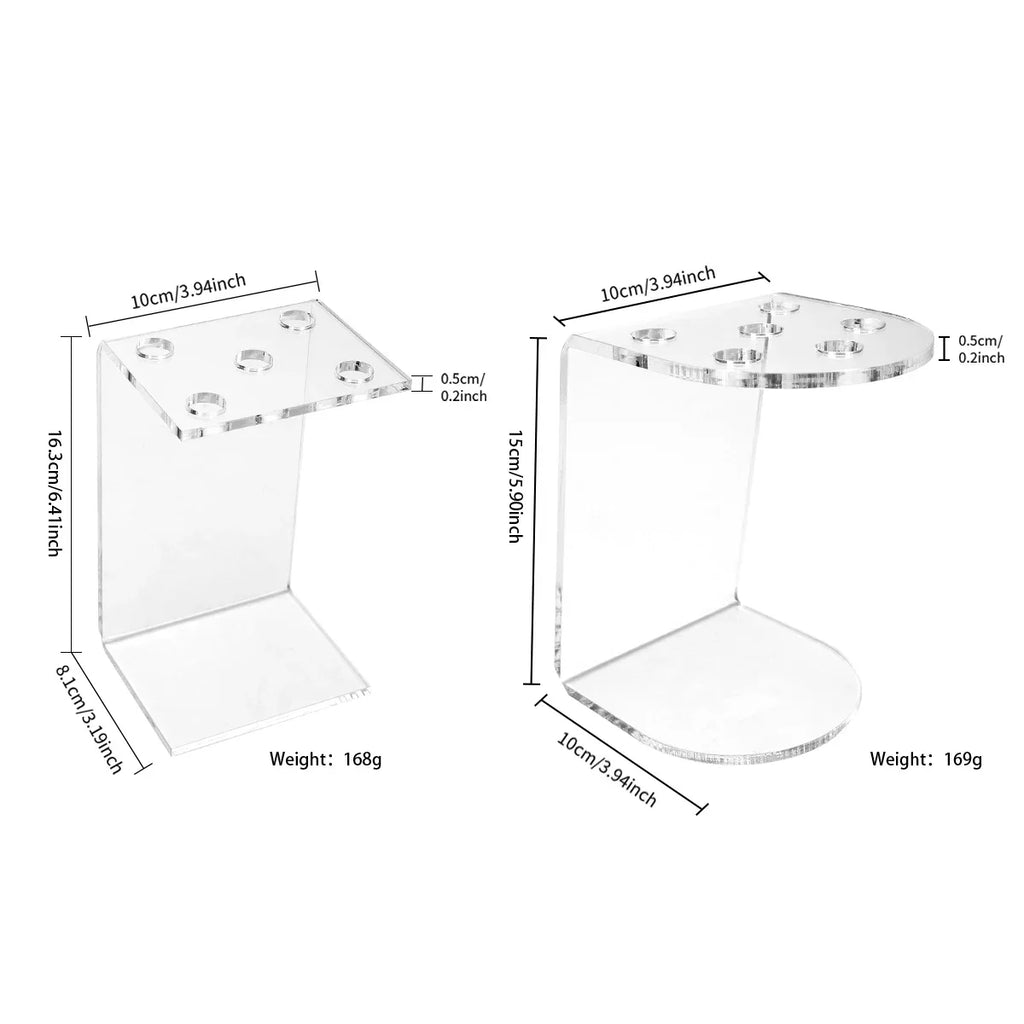 Barber Shears & Makeup Brush Storage Stand Organizer Rack