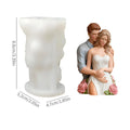 Romantic Valentine's Day Couple Candle Mold 3D Angel Easy Demould DIY
