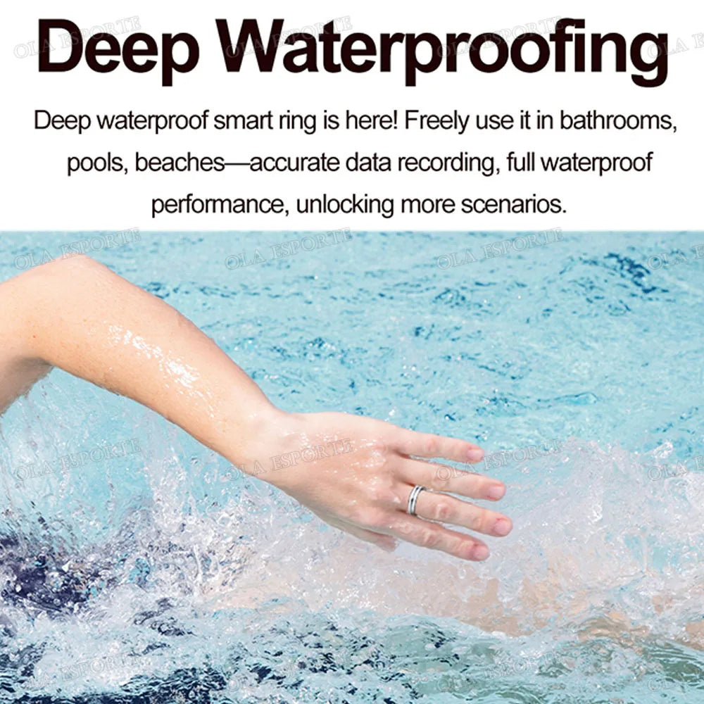 Thin Smart Ring Health Monitor Smartring Outdoor Waterproof Heart