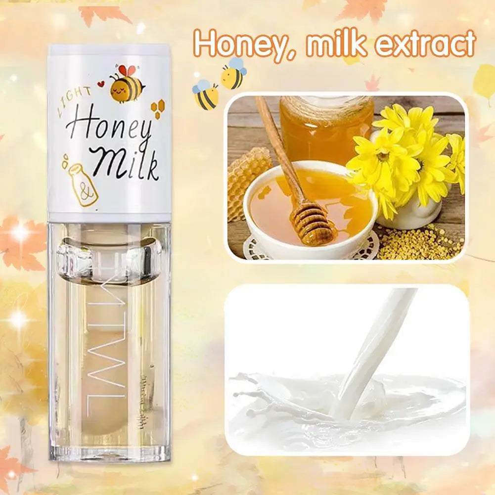 Kawaii Honey Peach Lip Oil – Vitamin E Tint & Plumper