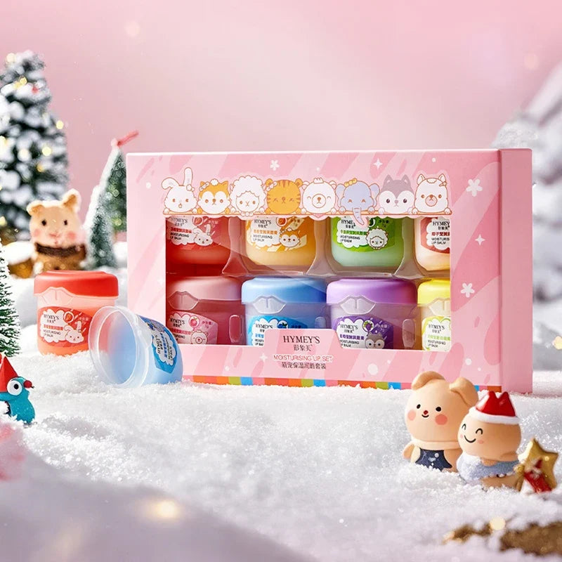 SADOER 6-Piece Fruit Lip Balm Set – Moisturizing & Plumping