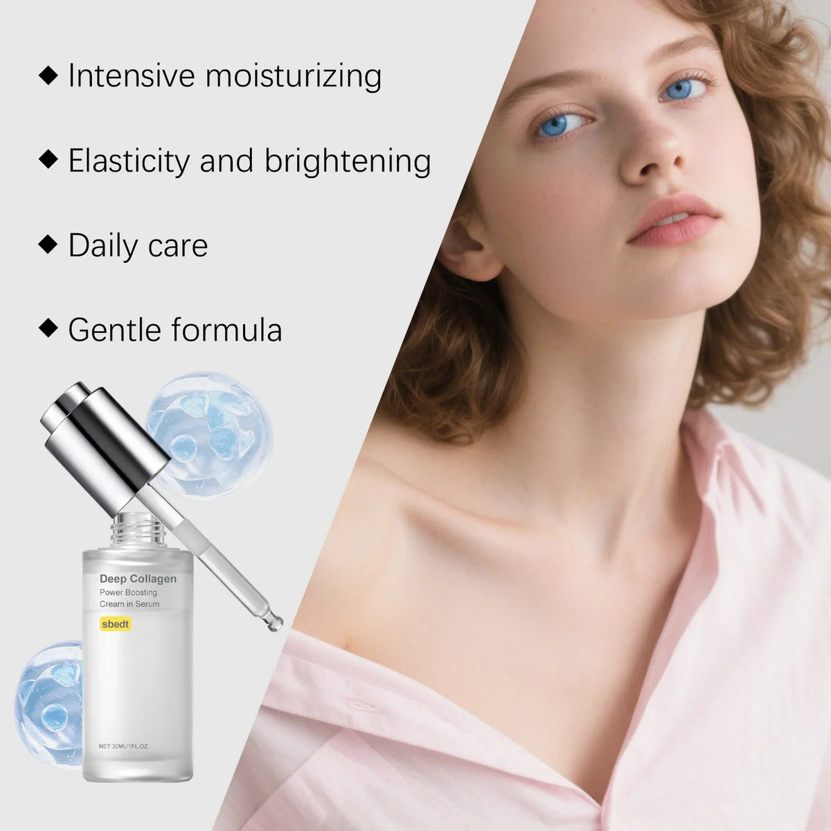 Hydrolyzed Collagen Firming Face Serum | Deep Moisture 30ml