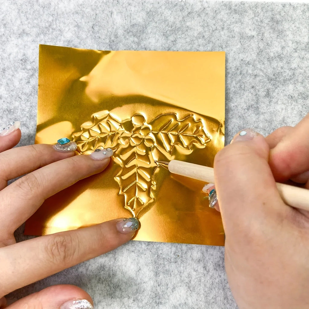 Gold Leaf Gilding Kit – Foil Sheets, Diamonds & Craft Tools
