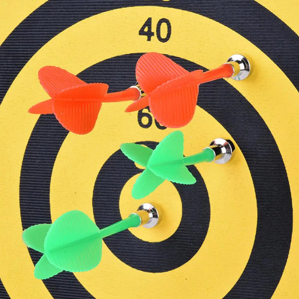 12-Pack Magnetic Safety Darts – Indoor Bullseye Game Kids & Adults