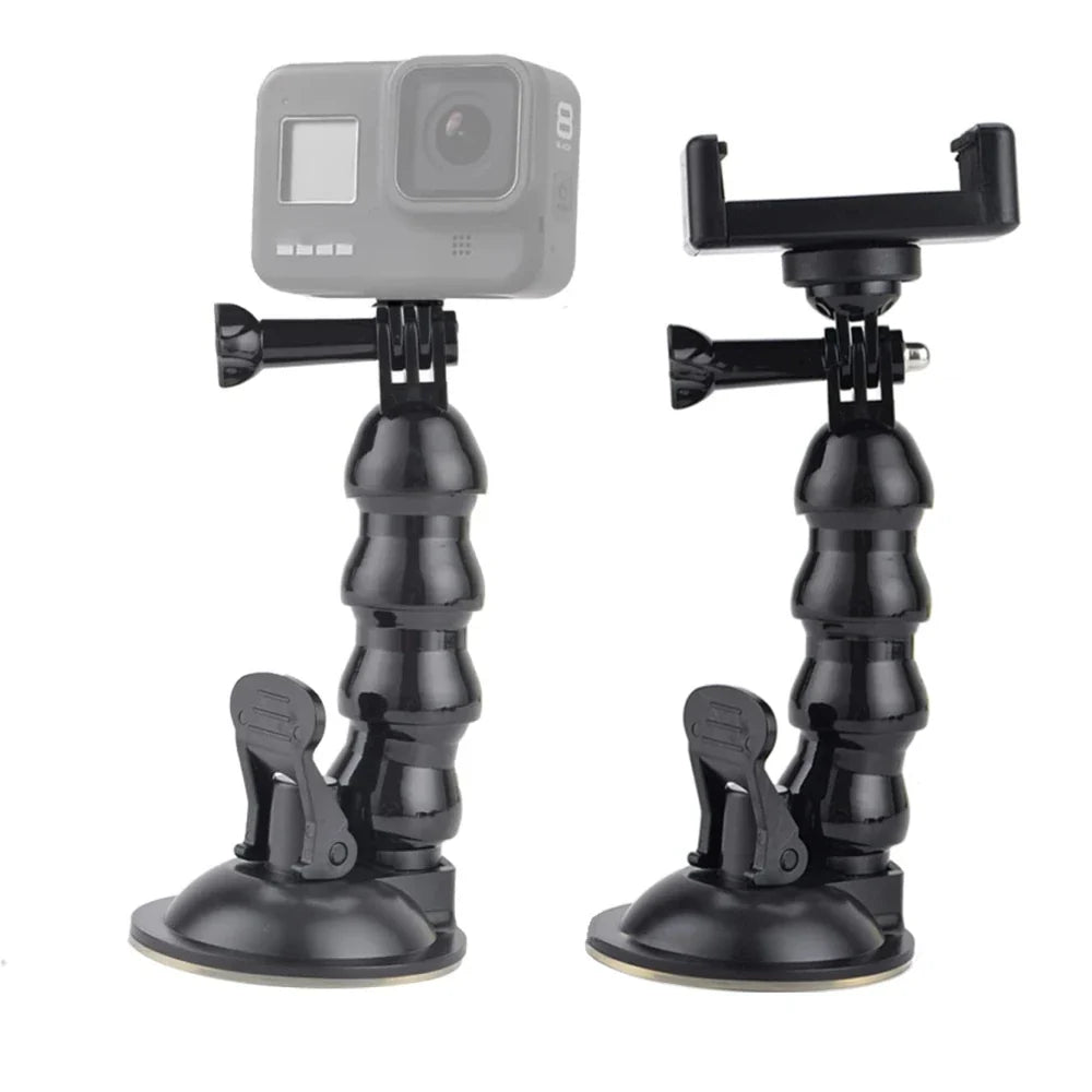 Windshield Suction Cup Mount for GoPro, DJI & Smartphone
