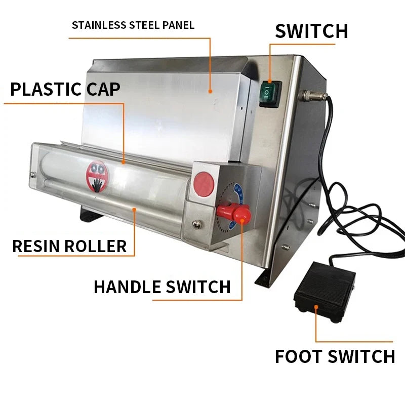Electric Pizza Dough Roller Sheeter Machine – DR-5V/6V