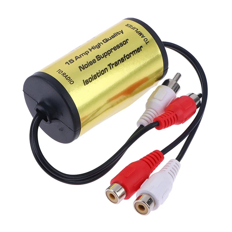 Audio Ground Loop Isolator Noise Filter – Car & Home Stereo