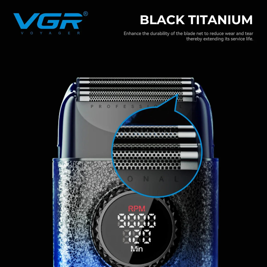 VGR V-377 Electric Shaver | Wet & Dry Cordless Razor