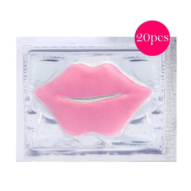 BIOAOUA Crystal Collagen Lip Mask Patches – 20 Pack