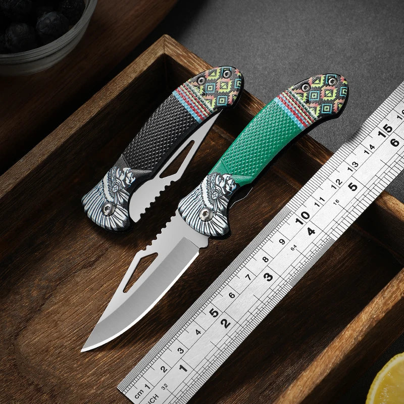 Folding Kitchen Knife – Stainless Steel Fruit & Vegetable Peeler