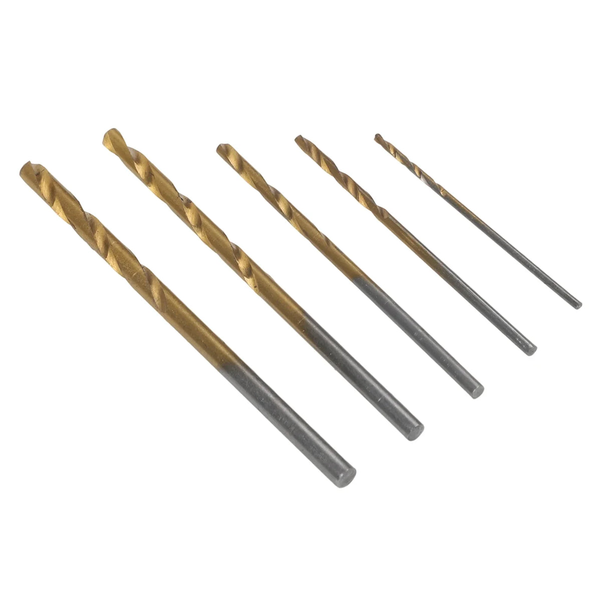 50pc Titanium HSS Twist Drill Bit Set 1–3mm | Metal & Wood