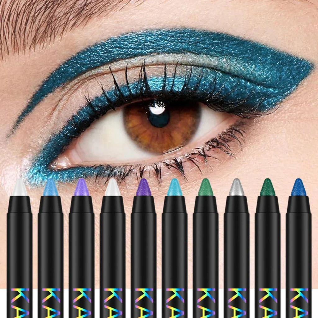 FUNPARK Glitter Metallic Eyeliner Pen – Waterproof, 10 Colors