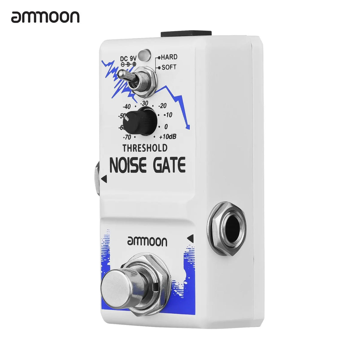 ammoon Noise Gate Guitar Pedal | True Bypass Zinc Alloy Shell