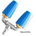 4000 PSI Dual Turbo Rotating Pressure Washer Nozzle 1/4" Quick