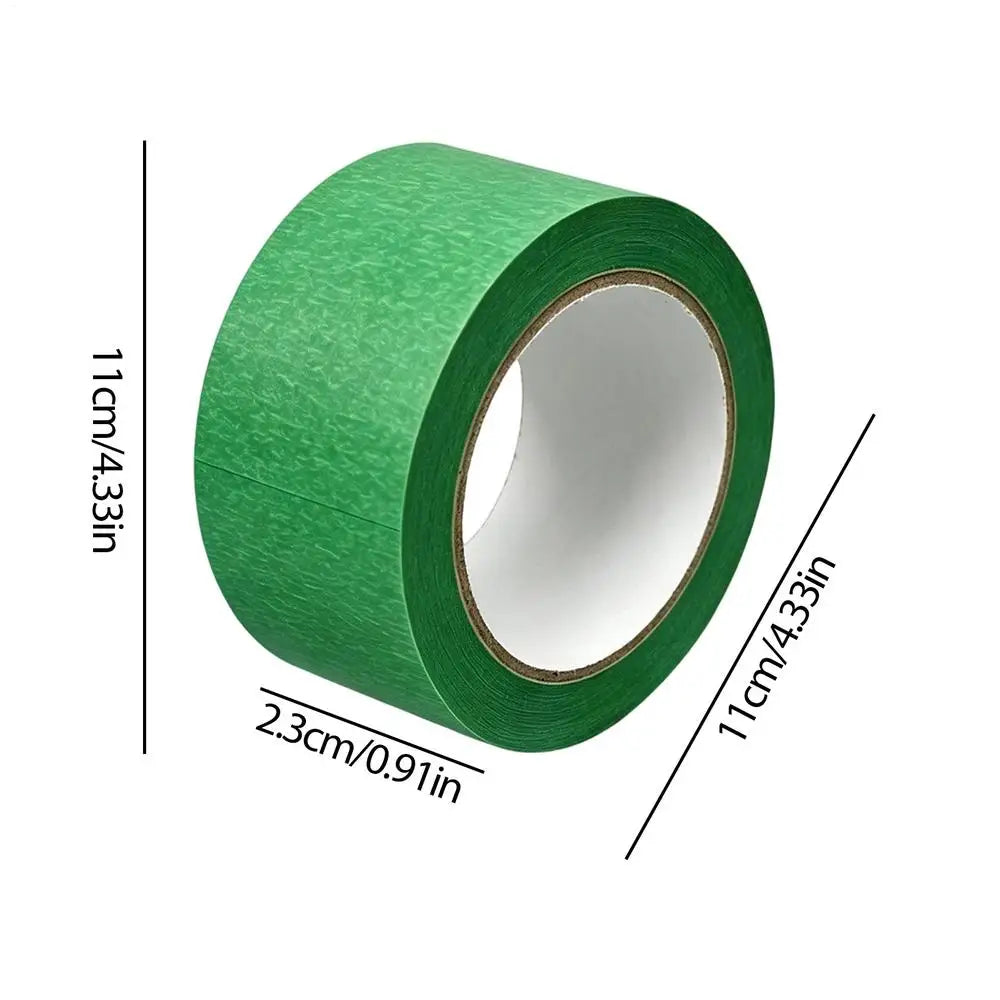 Green Painter's Masking Tape – Clean Edge, Residue-Free 3 Rolls