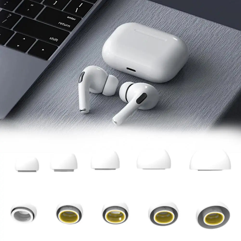 Silicone Ear Tips for AirPods Pro 3 | 5 Sizes Replacement