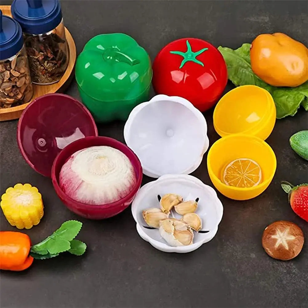 Fruit & Vegetable Keeper Storage Container Set – 4 Pack