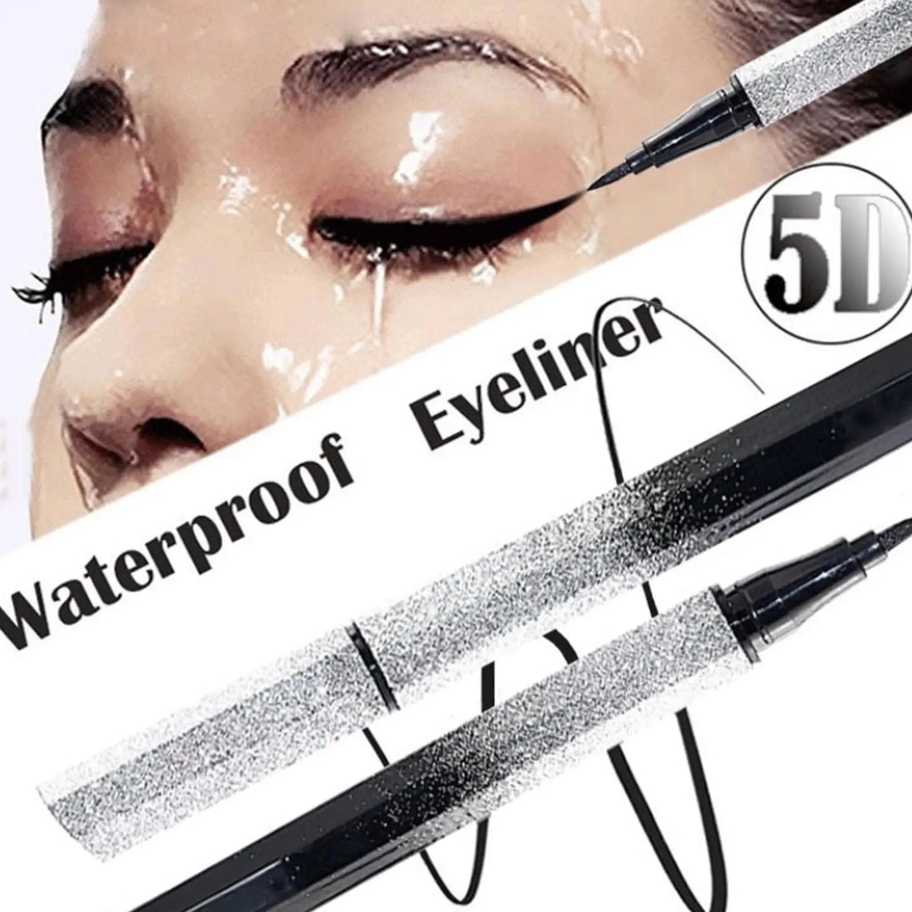 Dual-Tip Waterproof Liquid Eyeliner & Brow Pen – Long Lasting