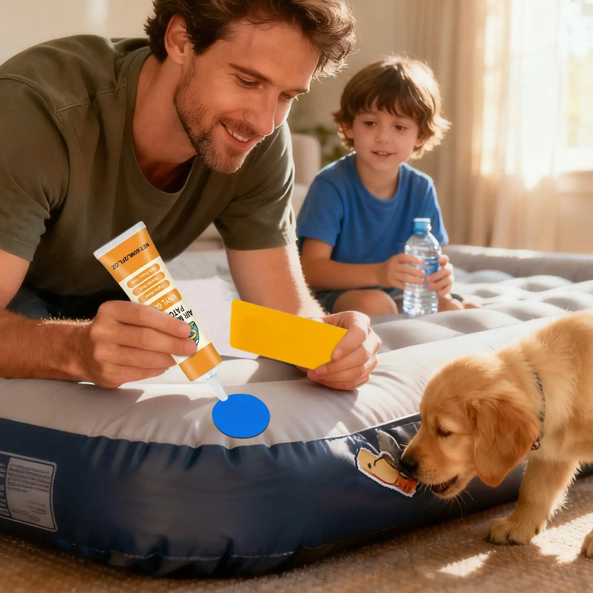 Inflatable Repair Kit – Waterproof Patches & Adhesive | 12-Piece