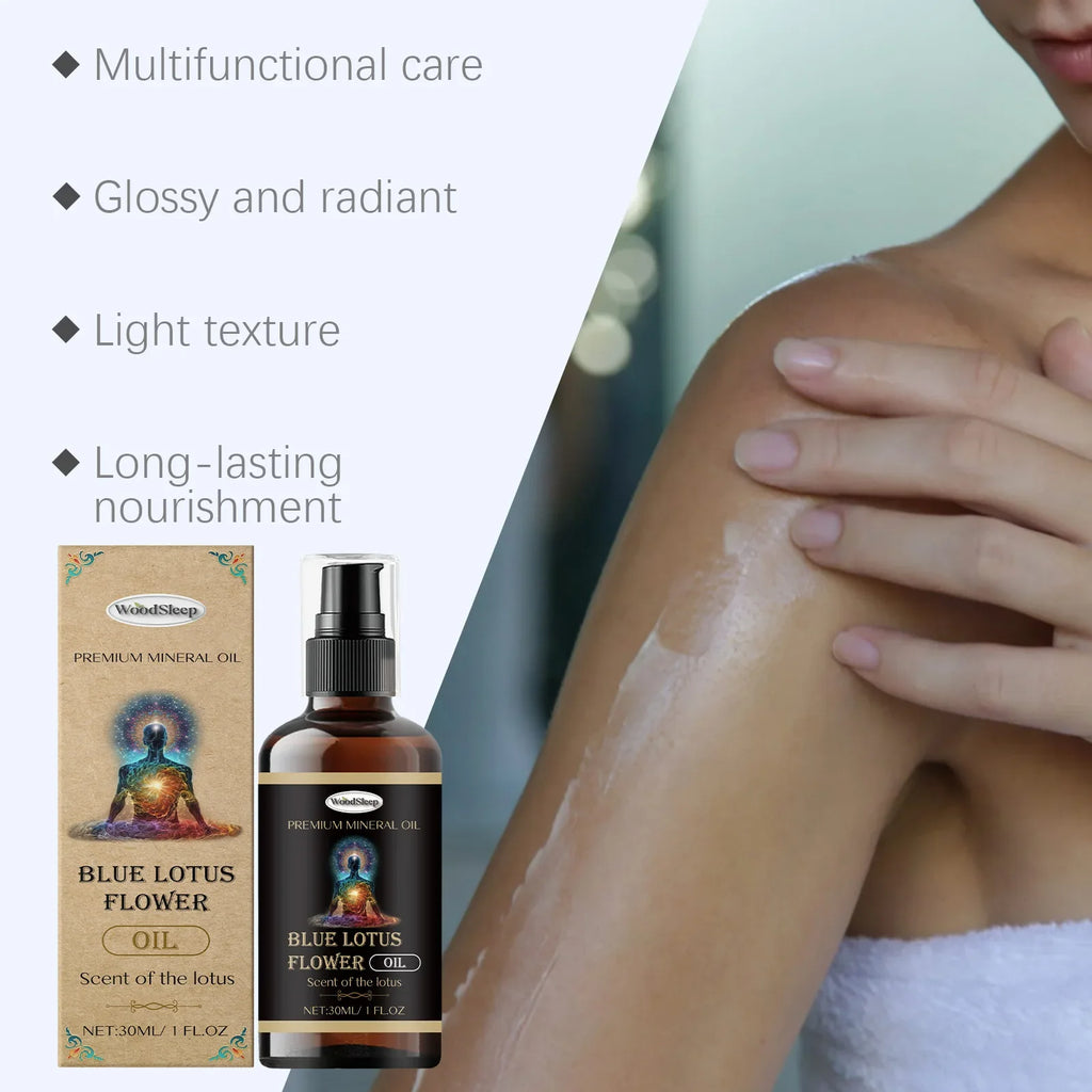 WOODSLEEP Blue Lotus Essential Oil – Skin, Hair & Nails 30ml