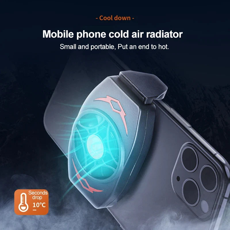Cooler Cell Phone Accessories Mobile Cooling Fan Games Smartphone