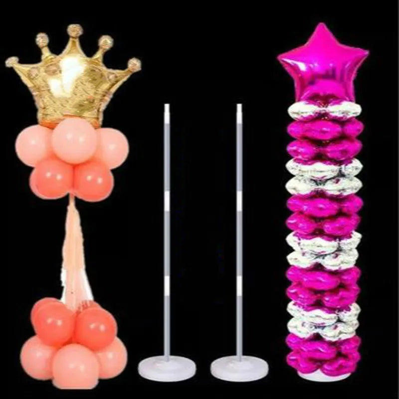 130cm Clear Balloon Column Stand | Party Arch Holder