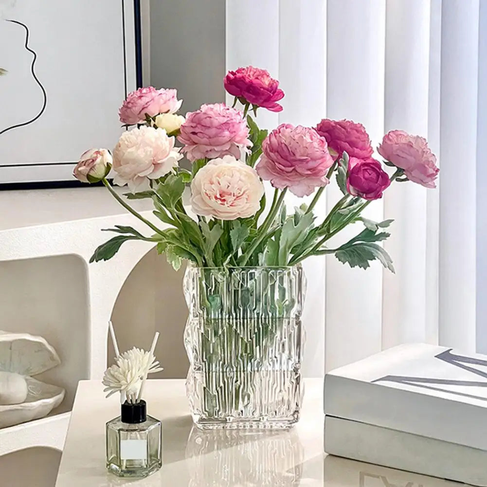 Artificial Ranunculus Silk Flower Stem | Wedding & Home Decor