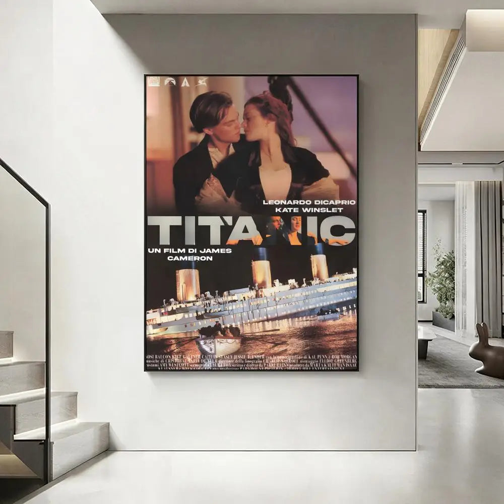 Titanic Movie Poster – HD Waterproof Sticky Wall Art Print
