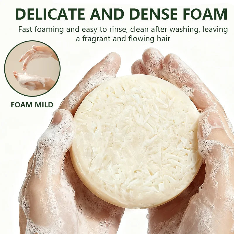 YUITIKUE Cypress Shampoo Bar – Ginseng & Rosemary | All Hair Types