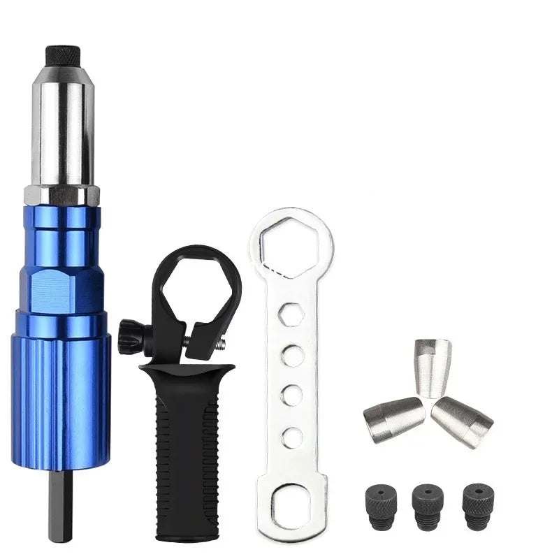 Electric Rivet Gun Adapter 2.4–4.8mm | Cordless Drill Tool