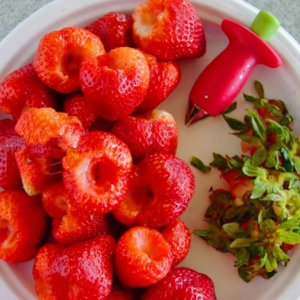 Strawberry Huller & Stem Remover – Stainless Steel Fruit Tool