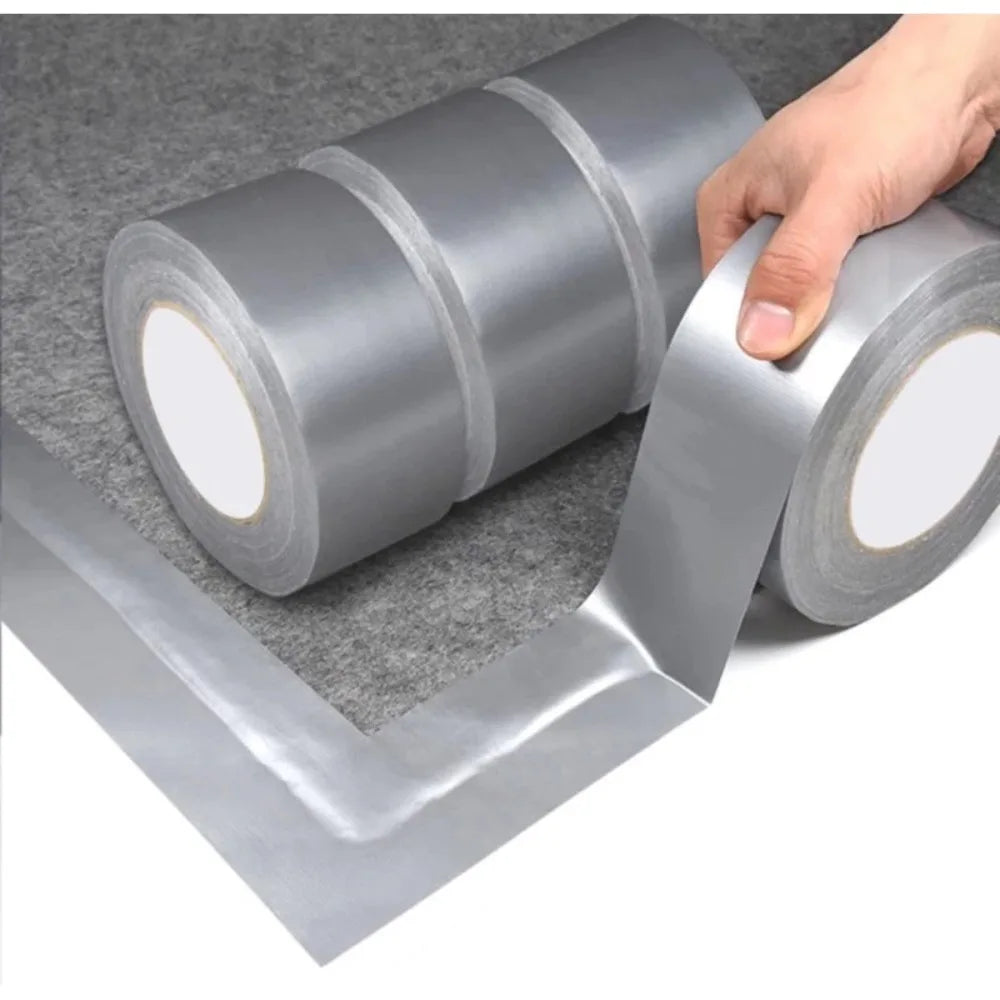 High-Temp Aluminum Foil Fiberglass Cloth Tape – Duct Repair
