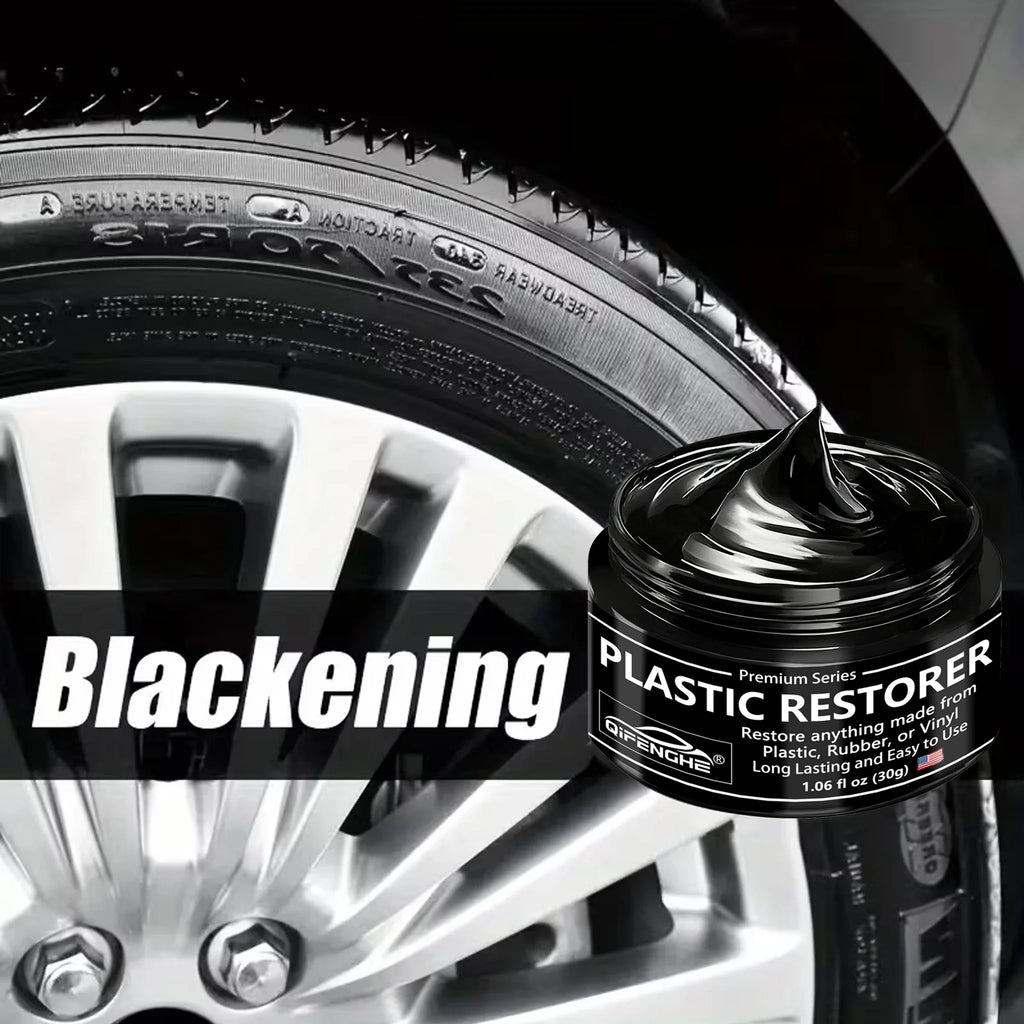 Car Plastic Trim Restorer – Black Vinyl, Rubber & Tire Shine