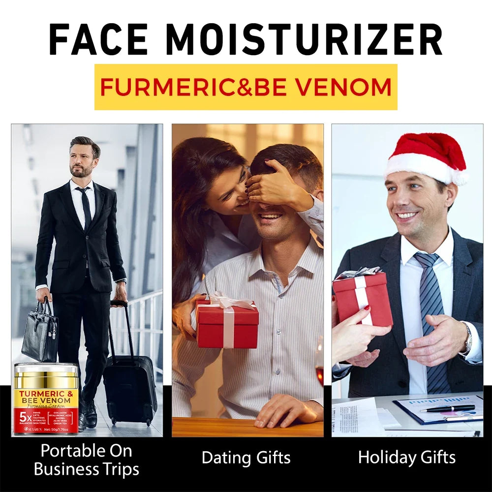 SUYARUN Turmeric & Bee Venom Firming Face Cream | Anti-Aging