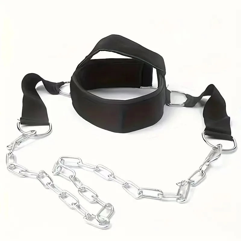 Heavy Duty Weighted Neck Cap – Adjustable Neck Training Harness