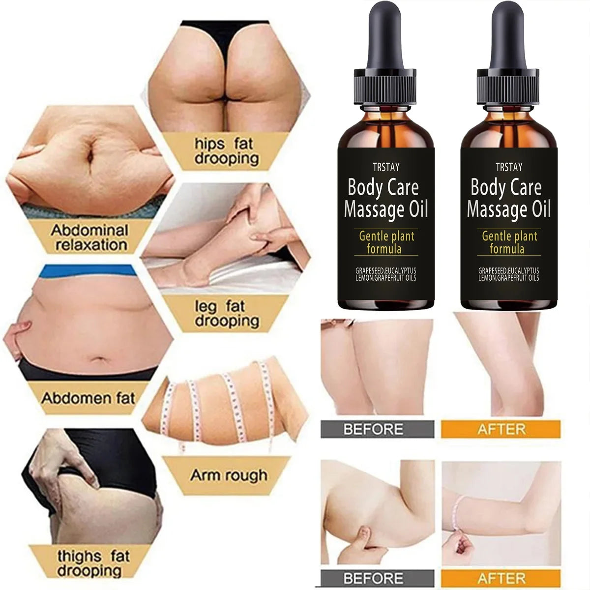 TRSTAY Collagen & Stem Cell Body Firming Massage Oil