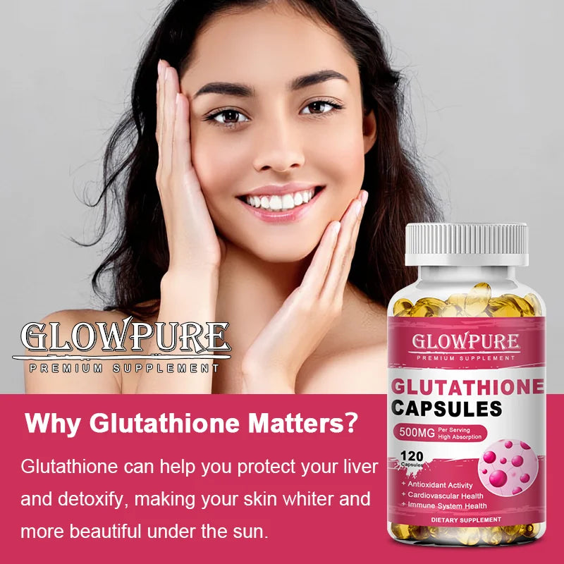 Glutathione Capsules – Skin Brightening, Daily Immune Support