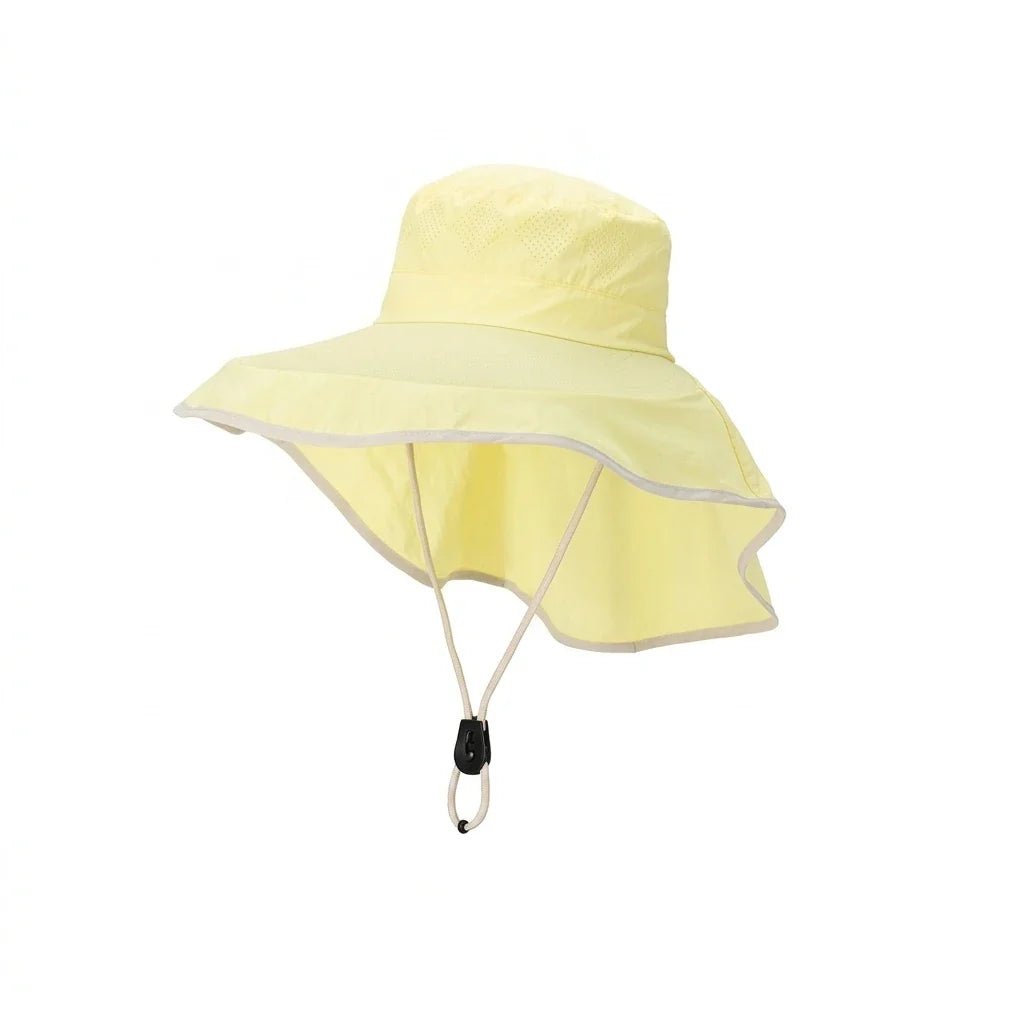 UPF50+ Wide Brim Sun Hat with Detachable Cape | Women's