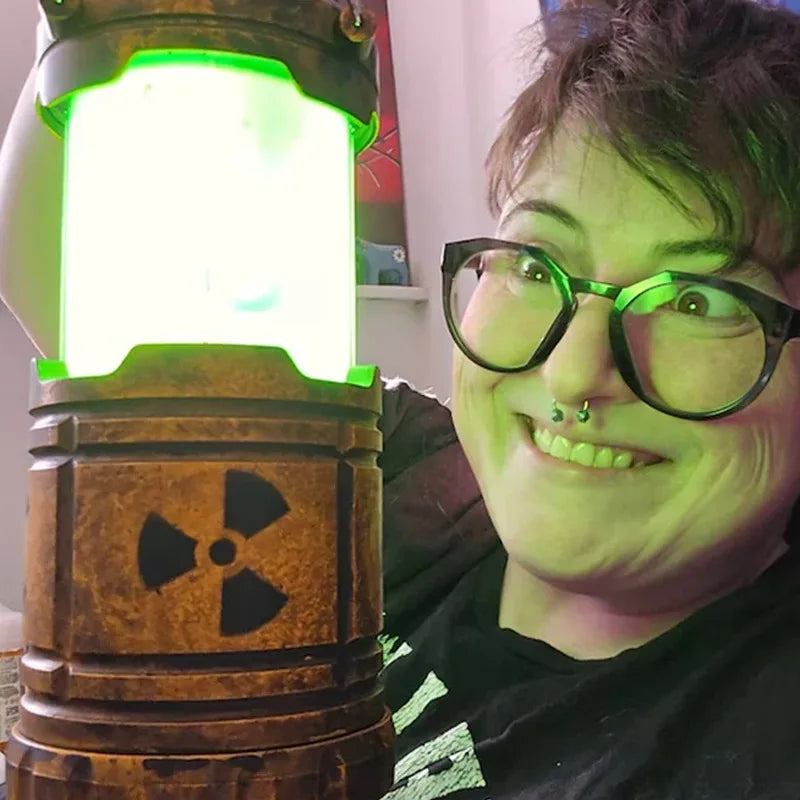 Nuclear Reactor Lantern Mini Handheld Toy Doomsday Reaction Push