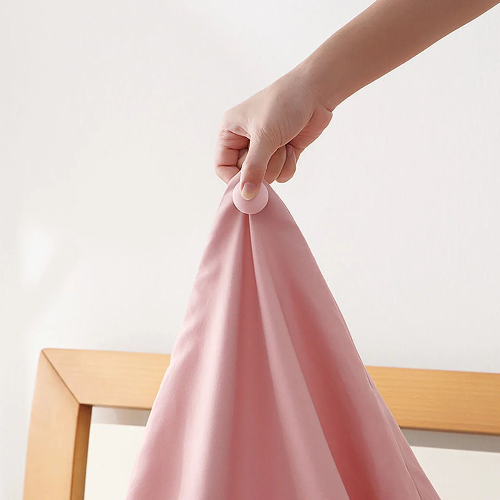 12-Pack Anti-Slip Duvet Cover Clips & Bedding Corner Pins