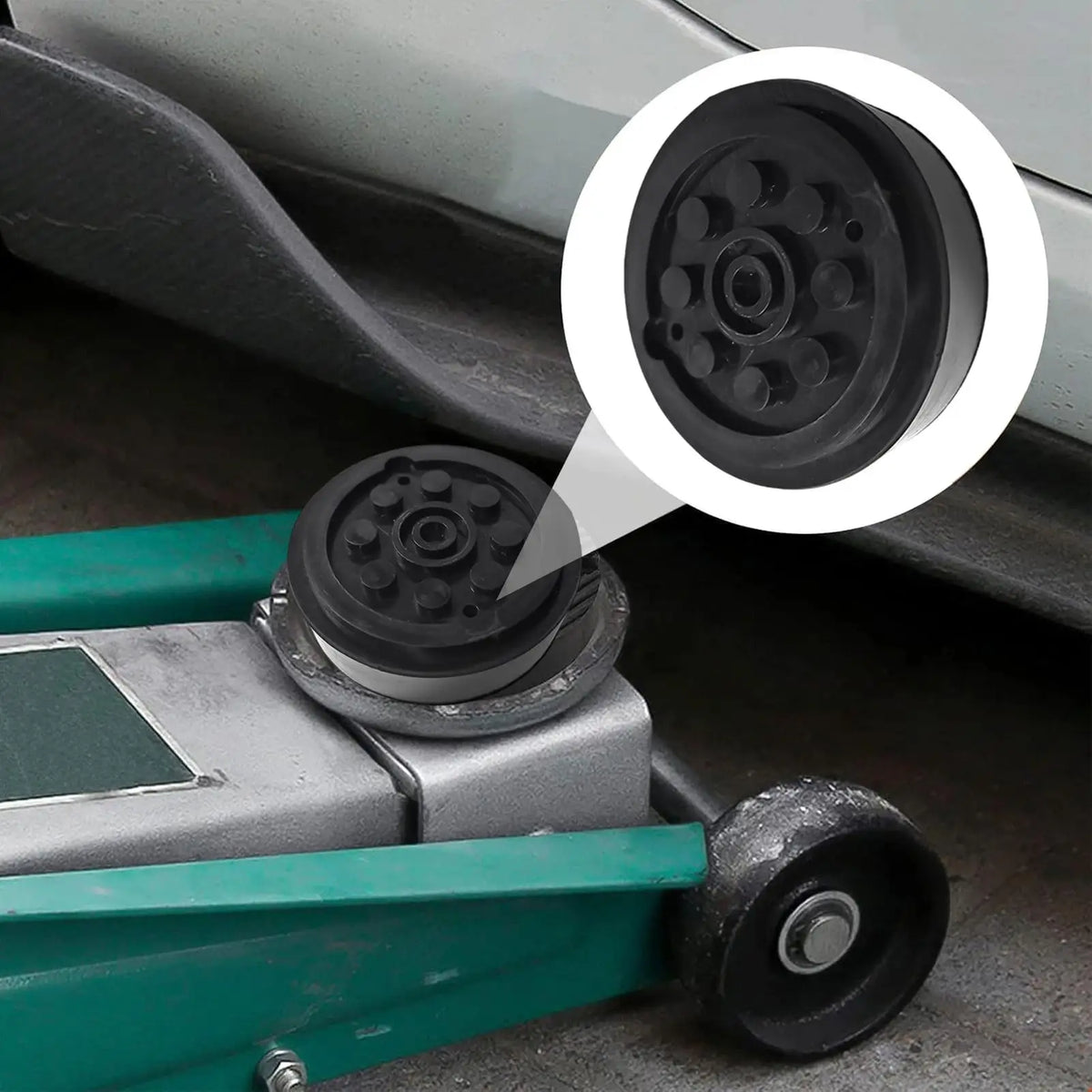 Anti-Slip Rubber Car Jack Pad for SUVs, Sedans & Pickups