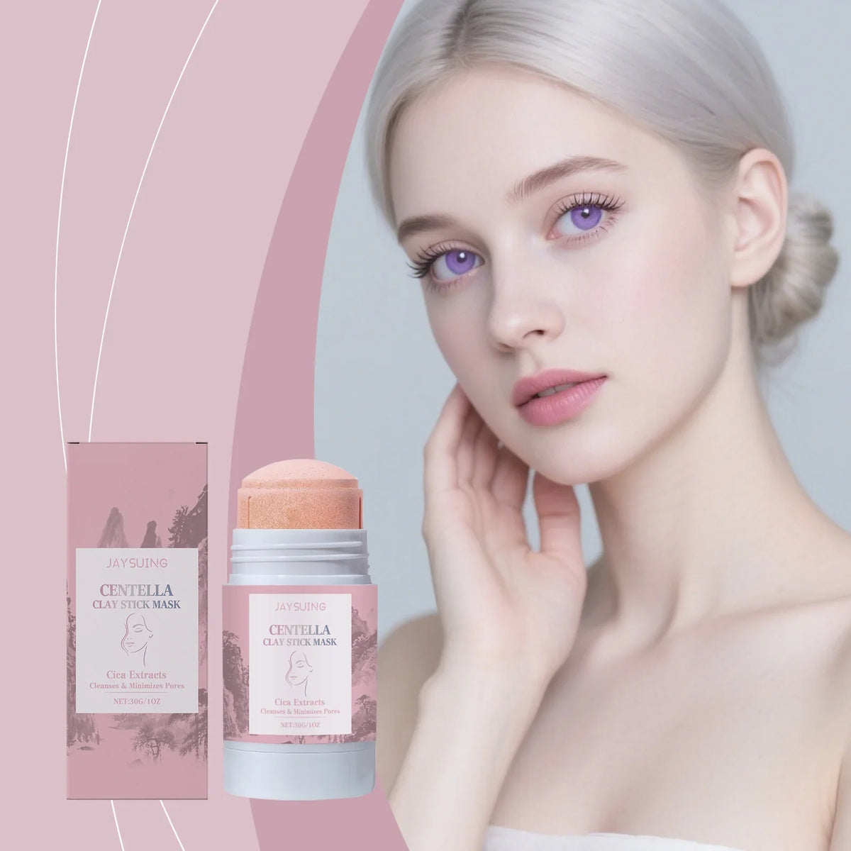 Centella Asiatica Clay Mask Stick – Pore Cleansing & Moisturizing