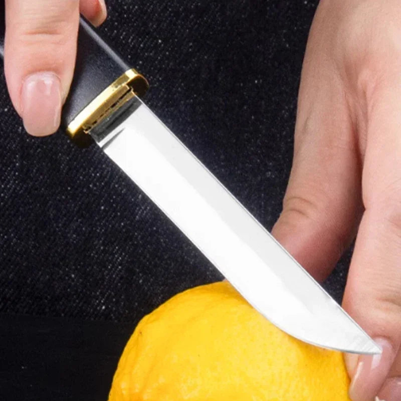 Stainless Steel Double-Edged Fixed Blade Pocket Knife – Outdoor EDC