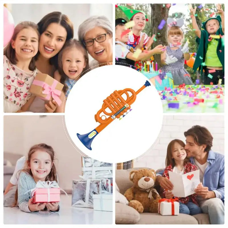 Kids Trumpet Toy – Musical Horn for Toddlers & Children